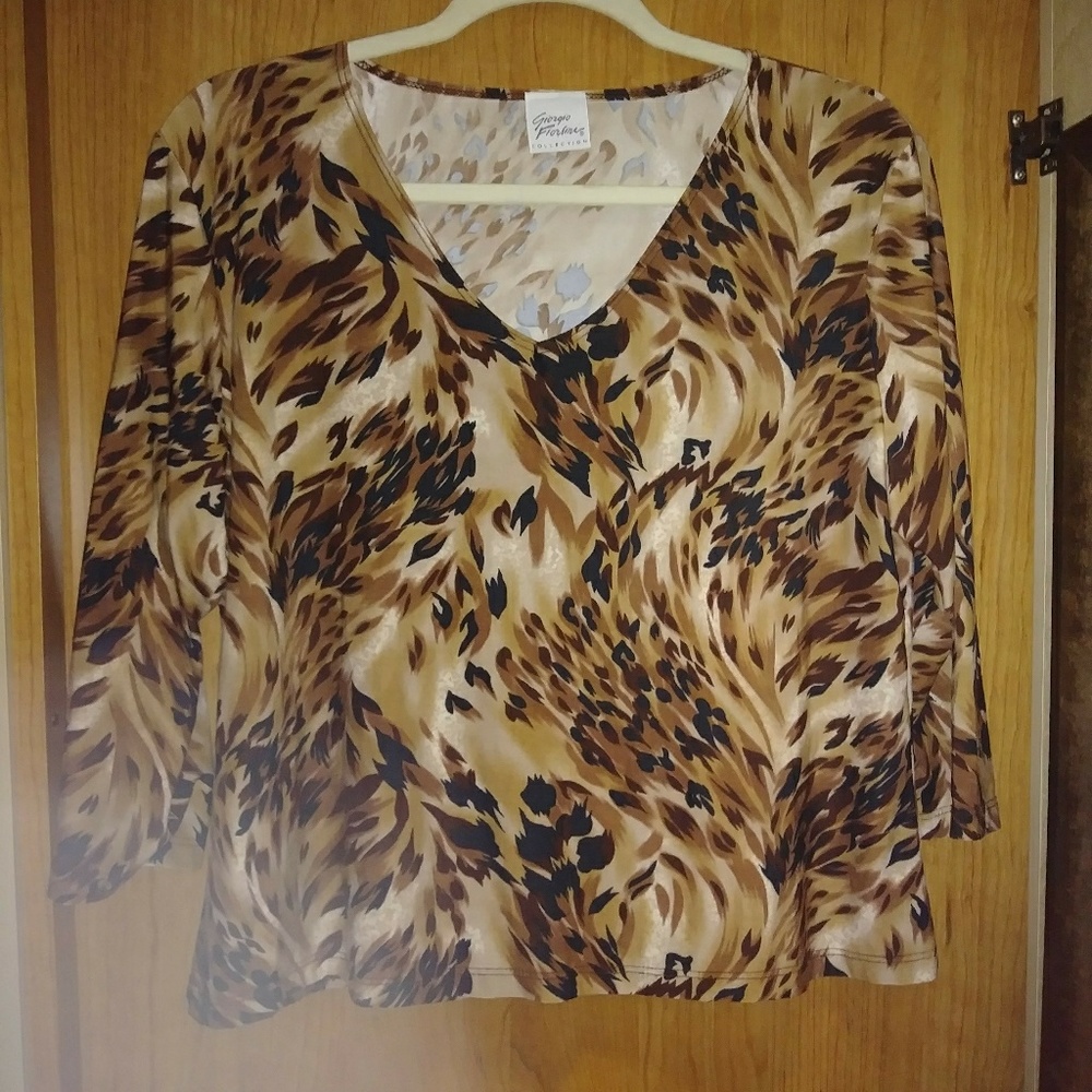 Animal Print Blouse